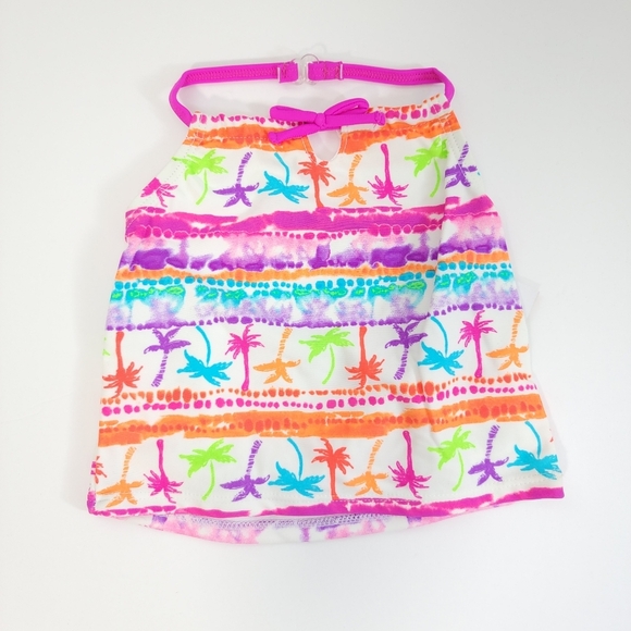 Baby Swimsuit 2 Piece Pink Color Size 24 - Picture 2 of 5